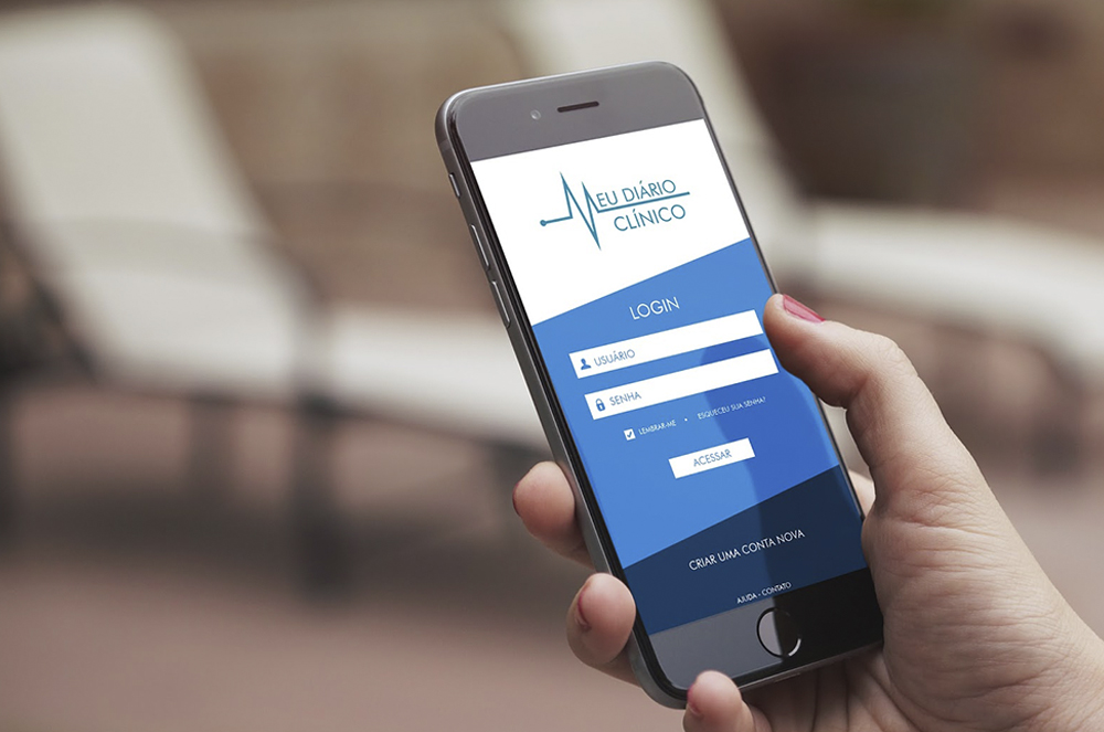 Layout de App – Meu diário clínico